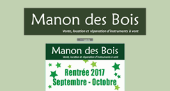 Desktop Screenshot of manondesbois.com