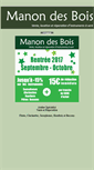 Mobile Screenshot of manondesbois.com